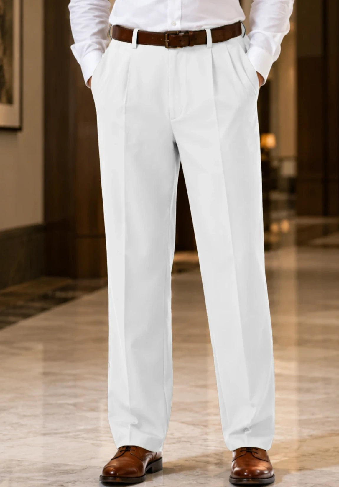 Men's white pants
