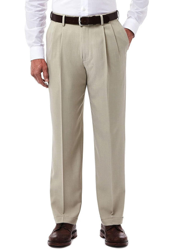 men beige dress pants