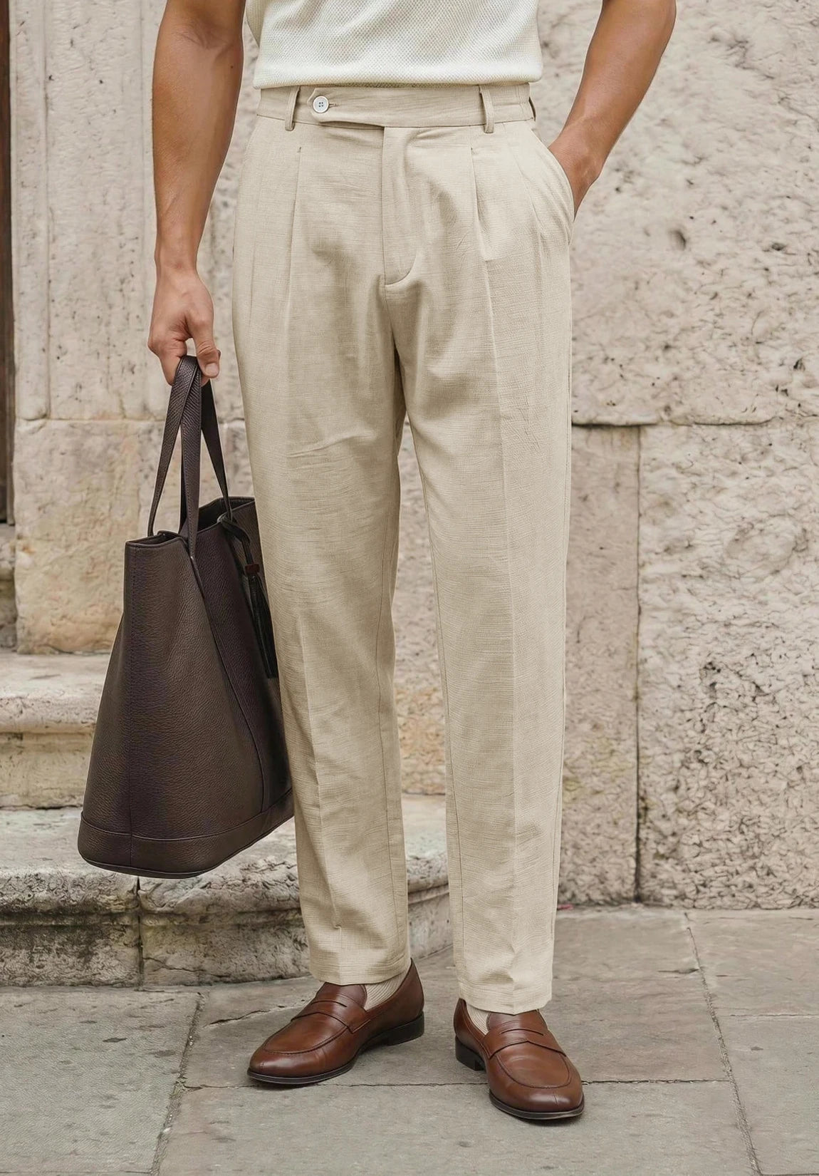 Men's beige pants