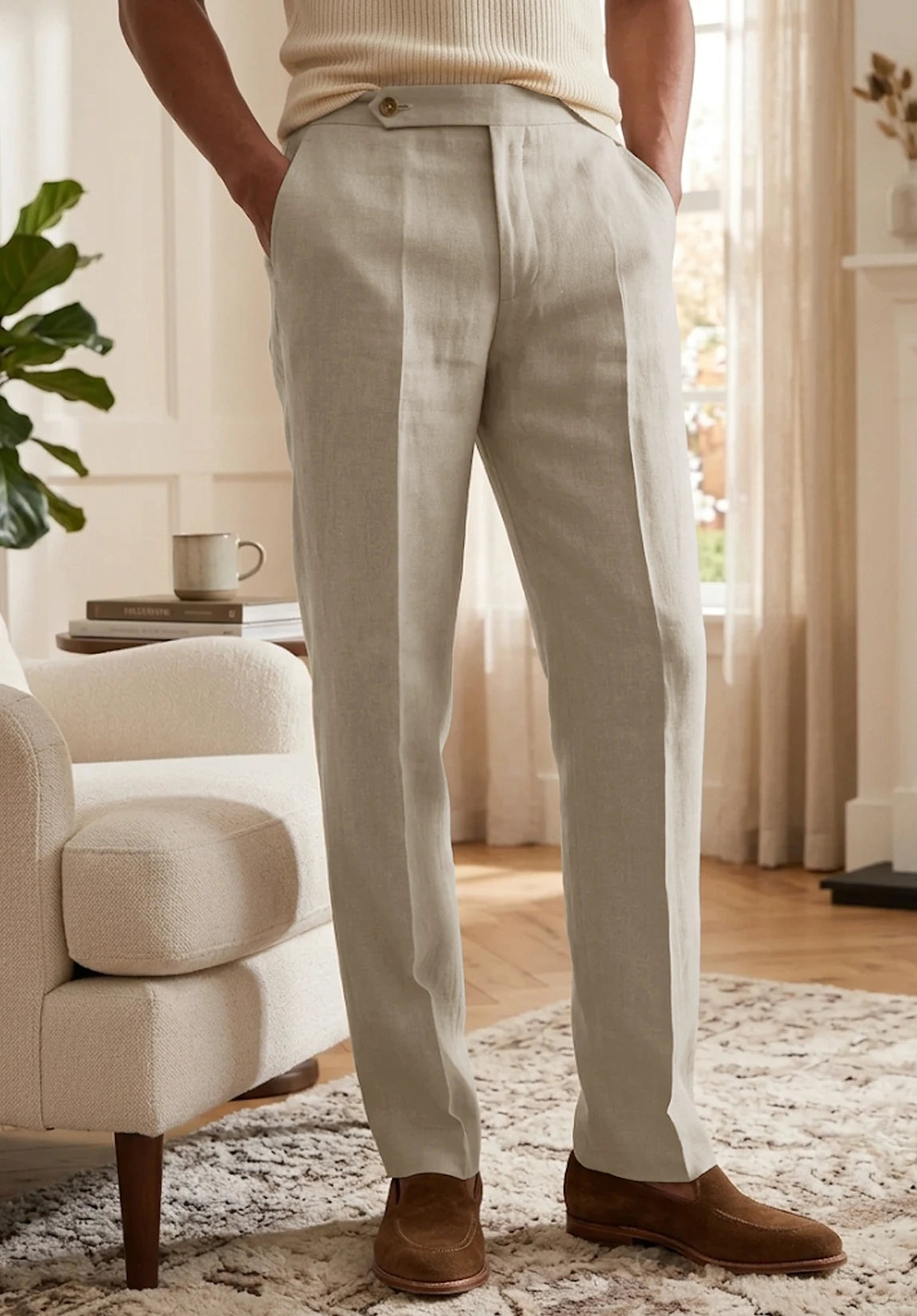 Men's beige pants