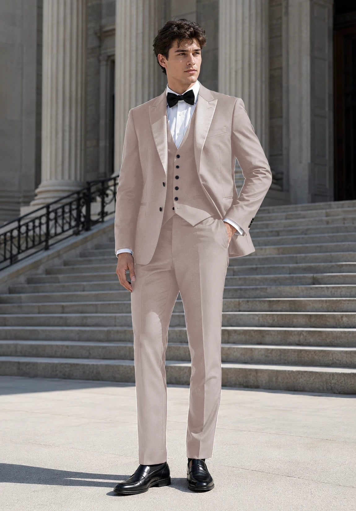 Men's beige Suit