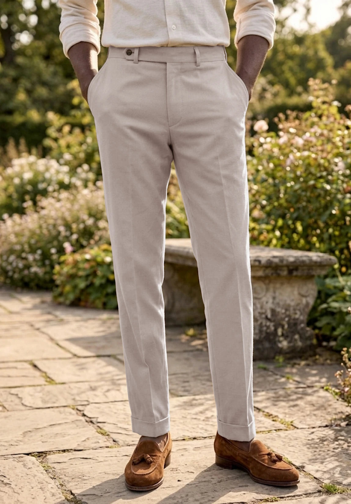 Men's beige pants