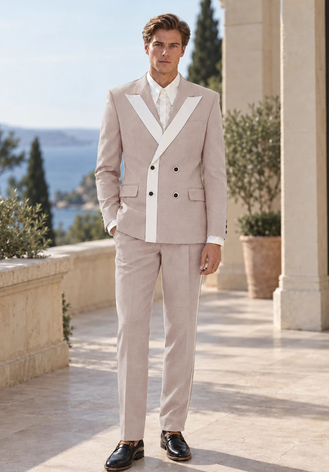 Men beige Suit