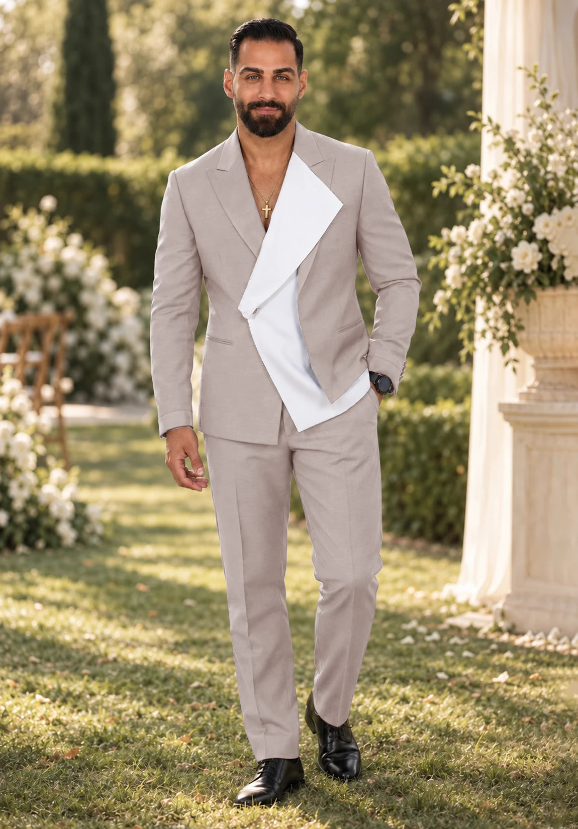 Men beige Suit