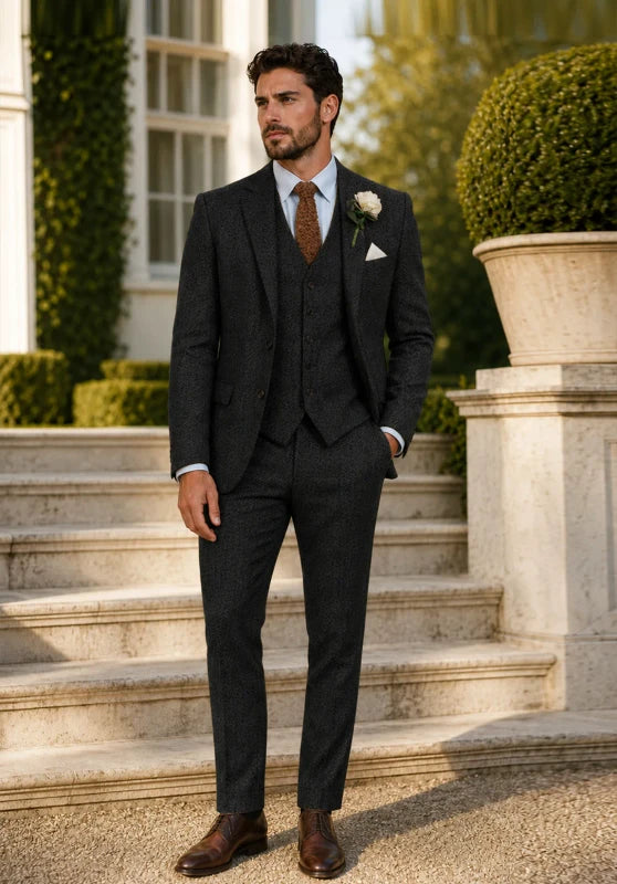 mens tweed suit