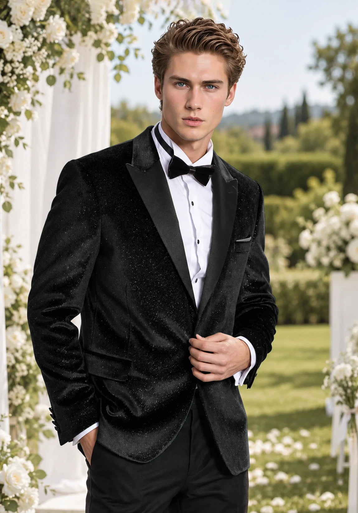 Men's black jacket