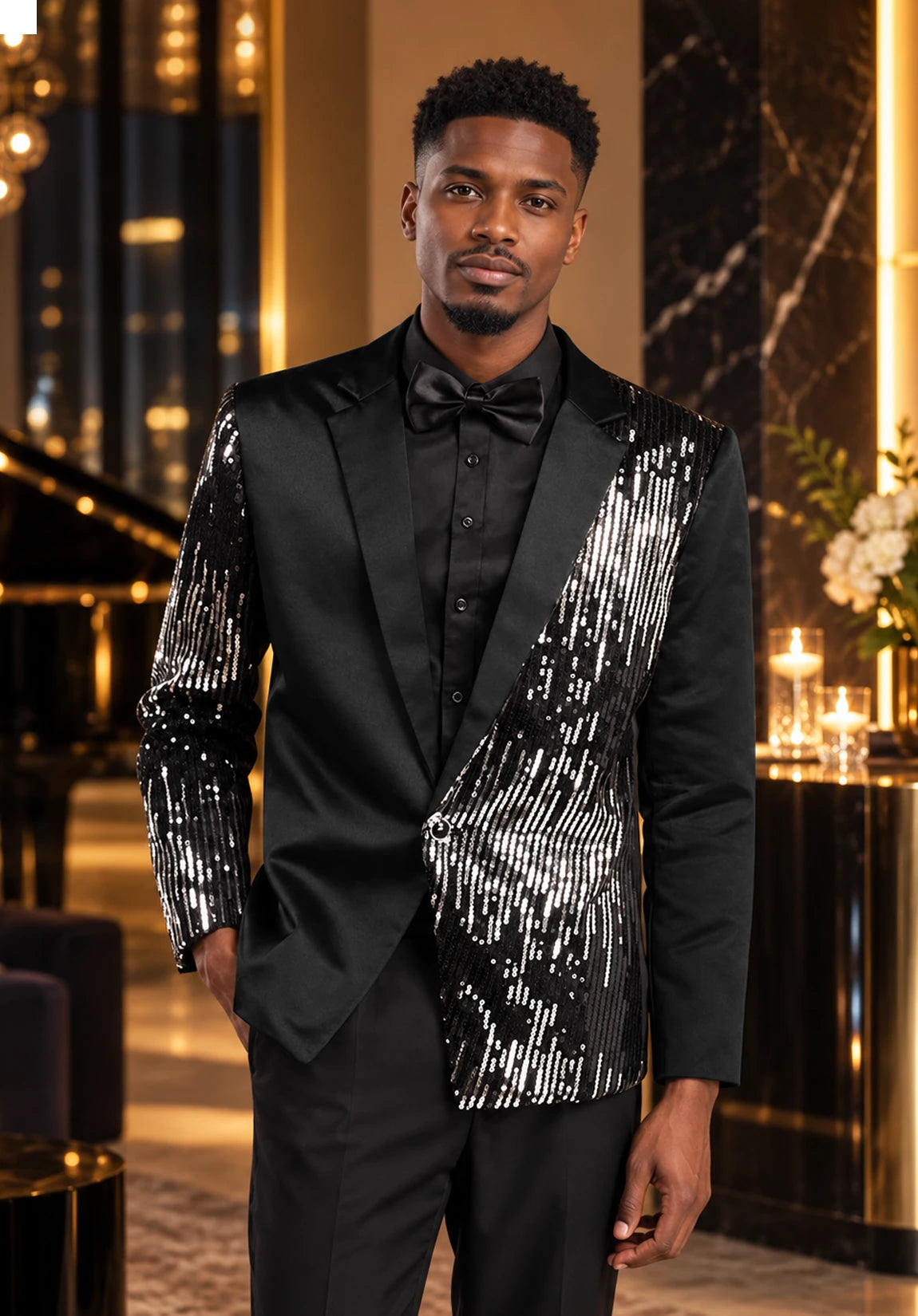 Men's black jacket
