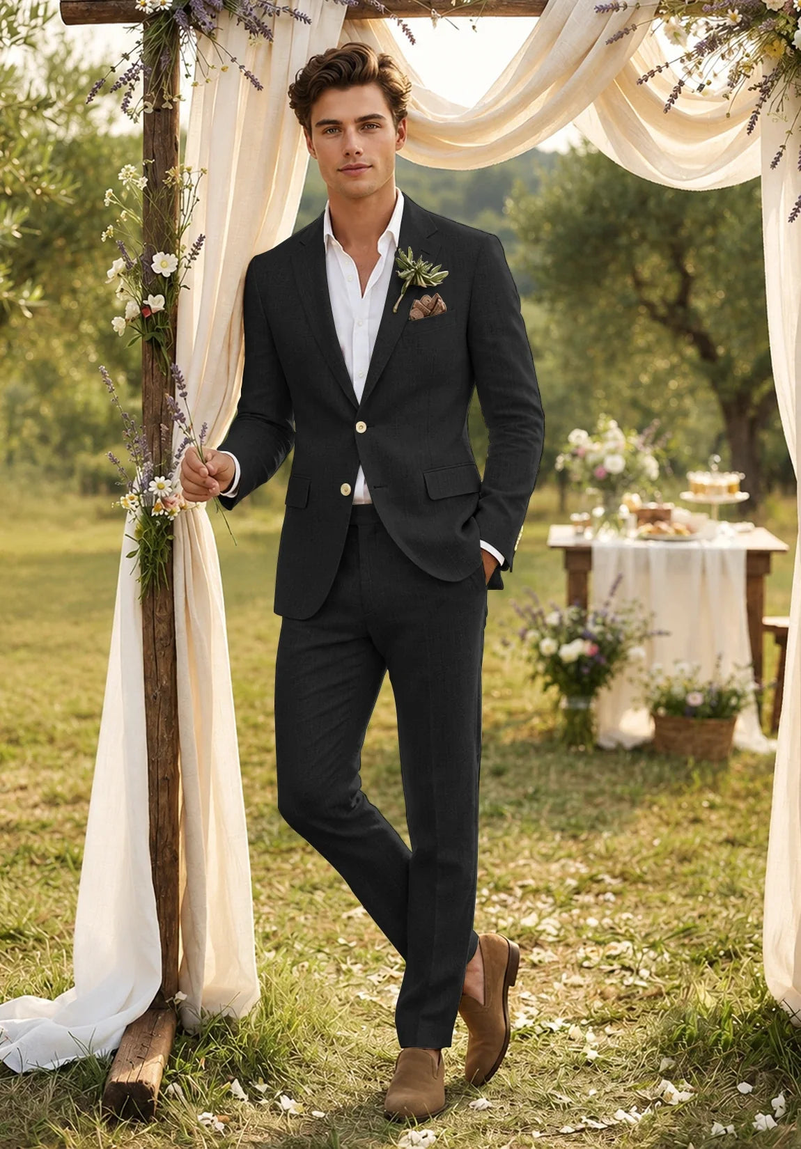 Men black Suit