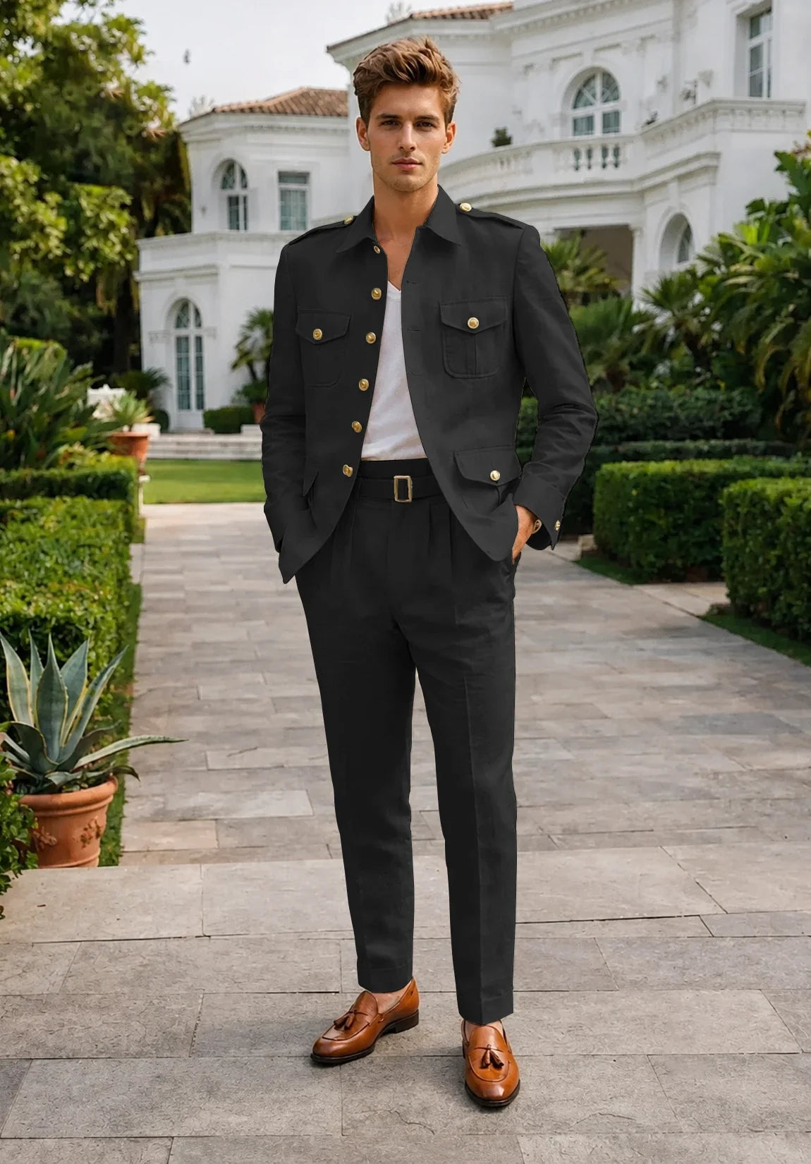 Men black Suit