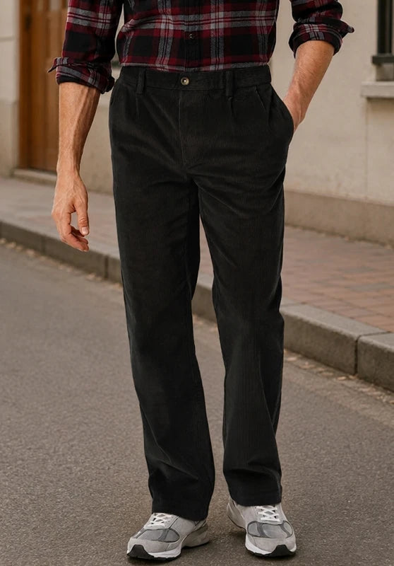 Men's black Corduroy Pants