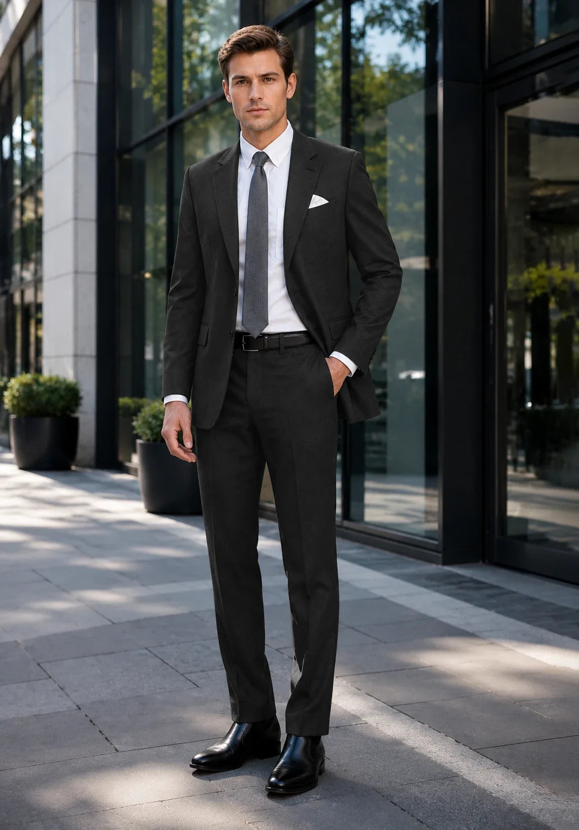 Men black Suit