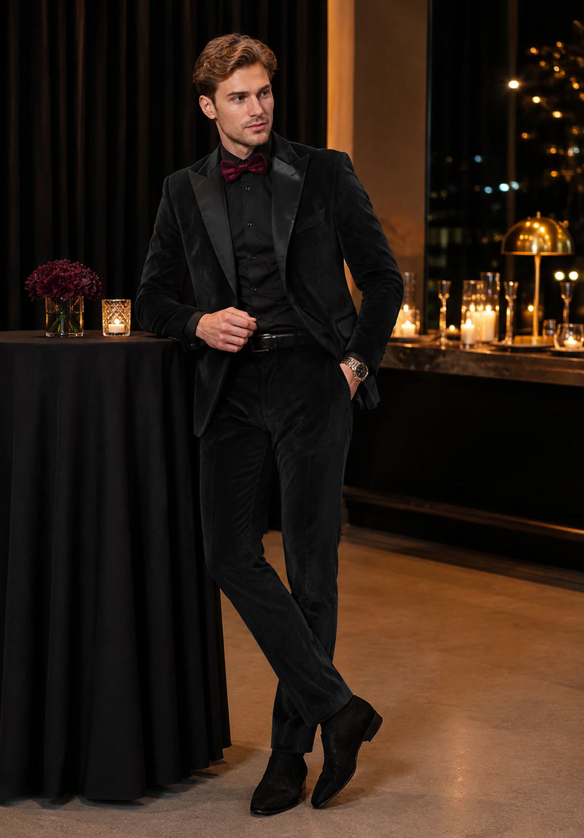 Men black Suit