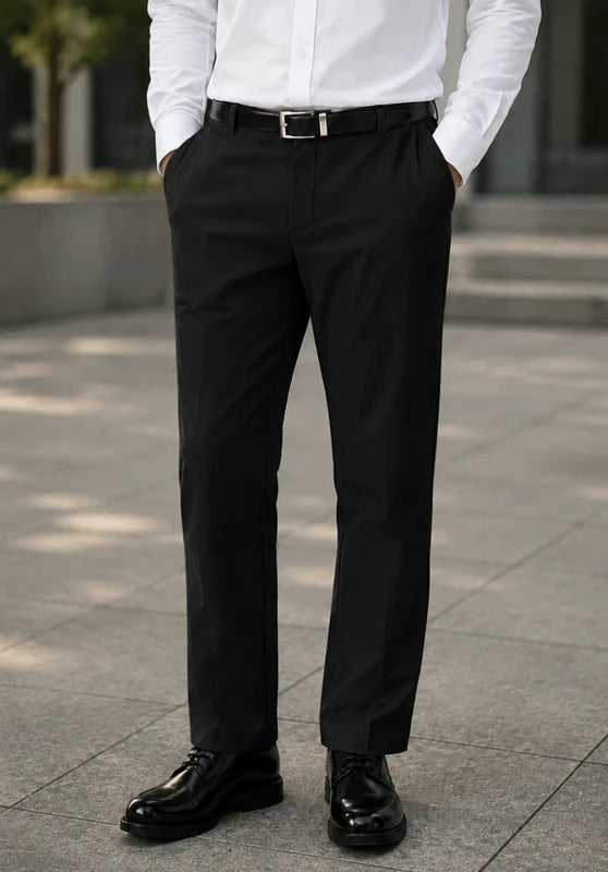 Men black Suit Pants