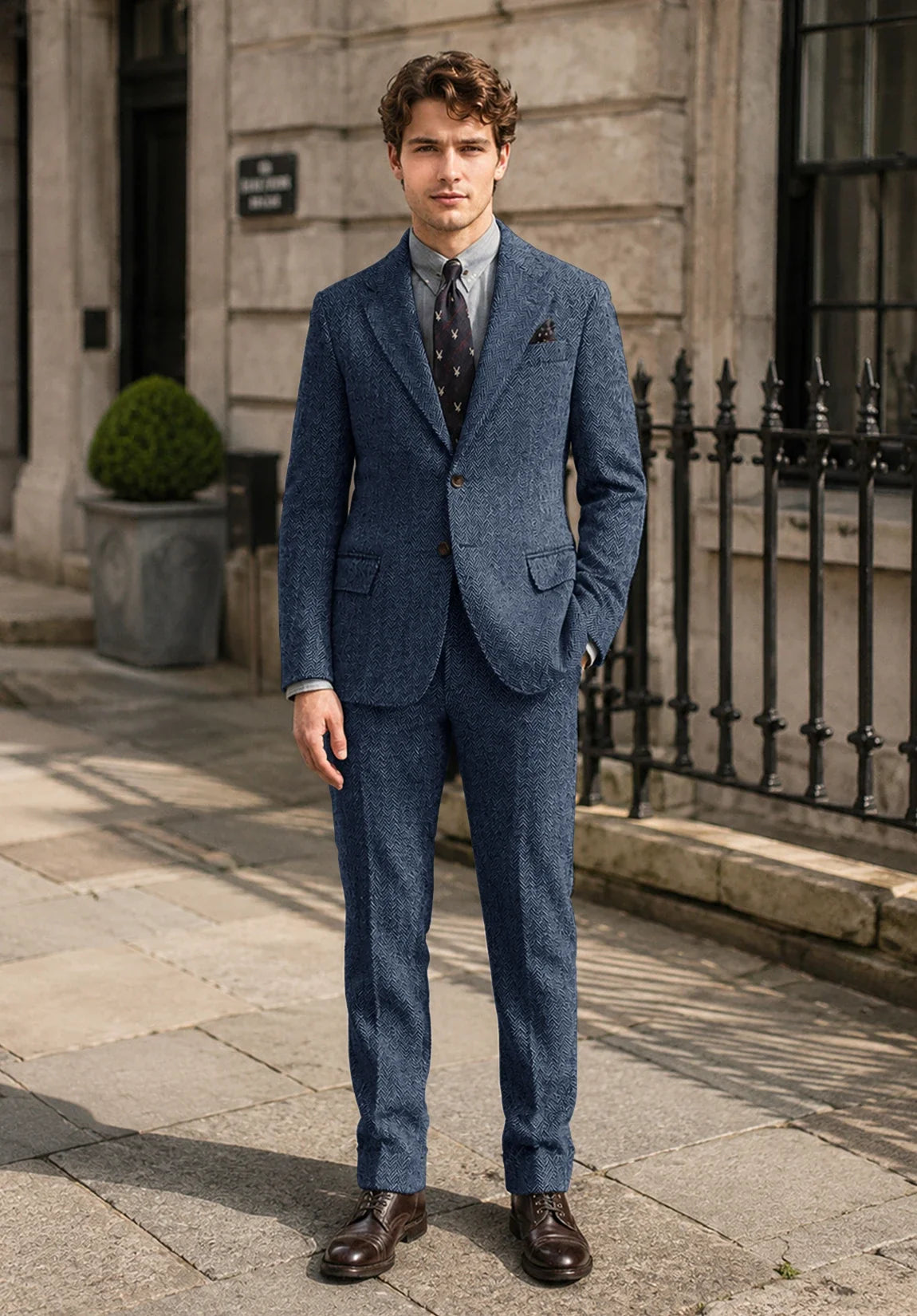 Men blue Suit