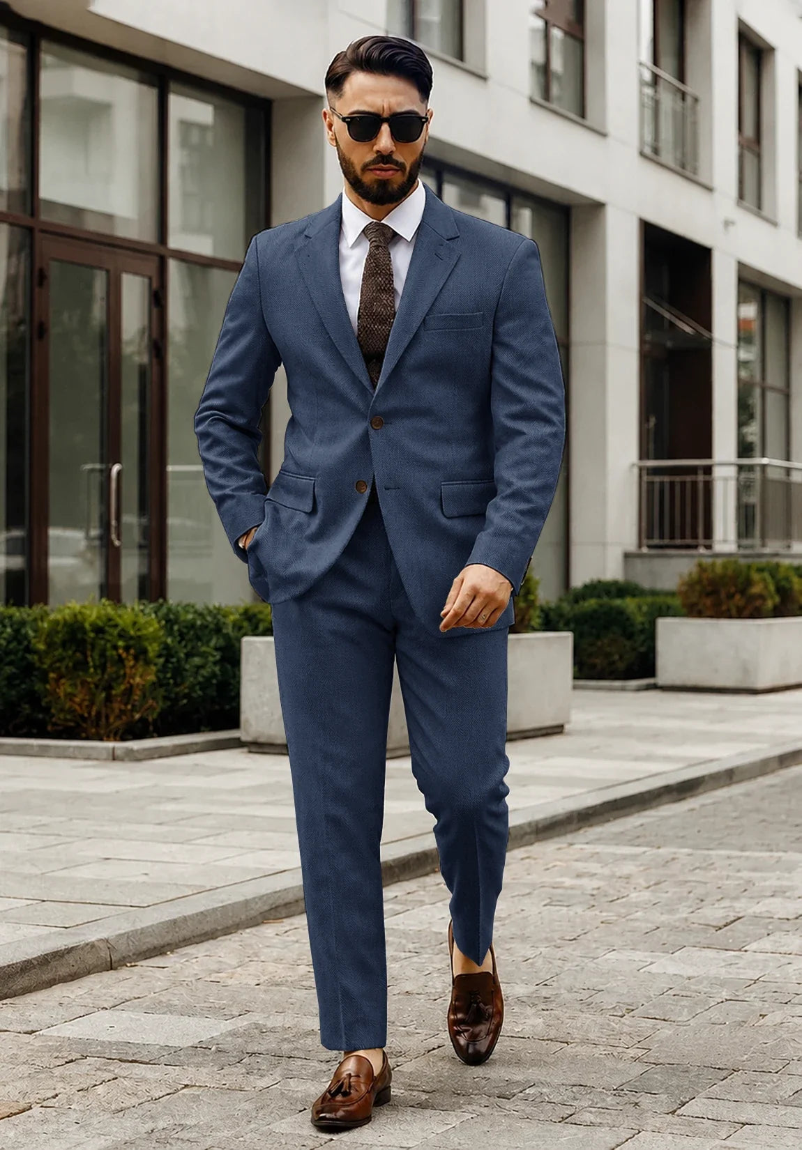 Men blue Suit