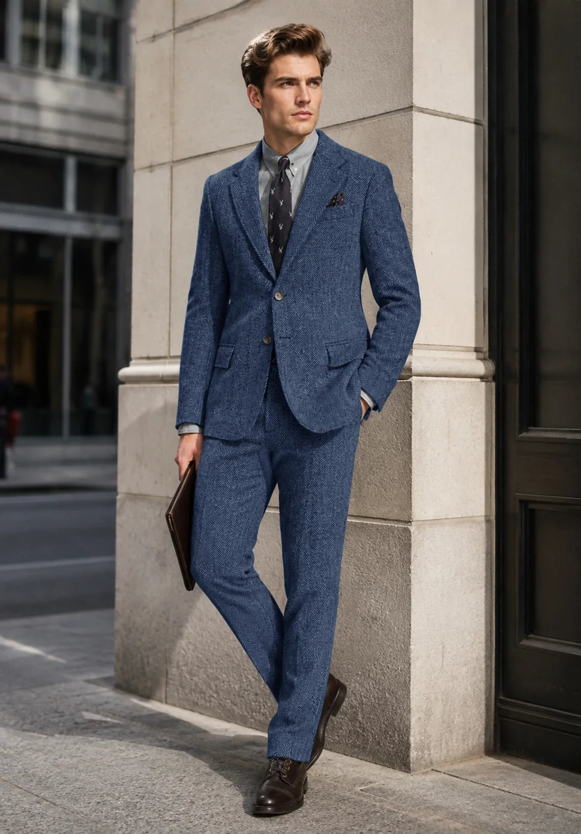 Men blue Suit
