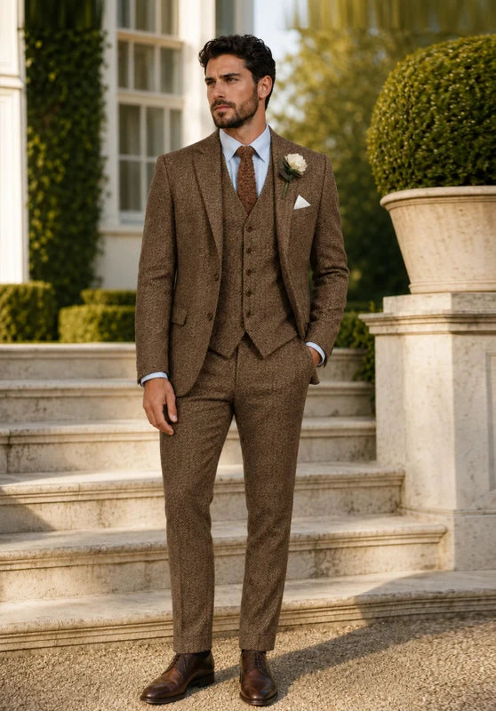 mens tweed suit