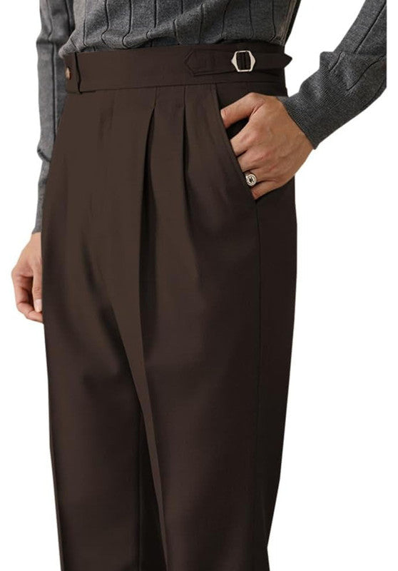 men brown dress pants