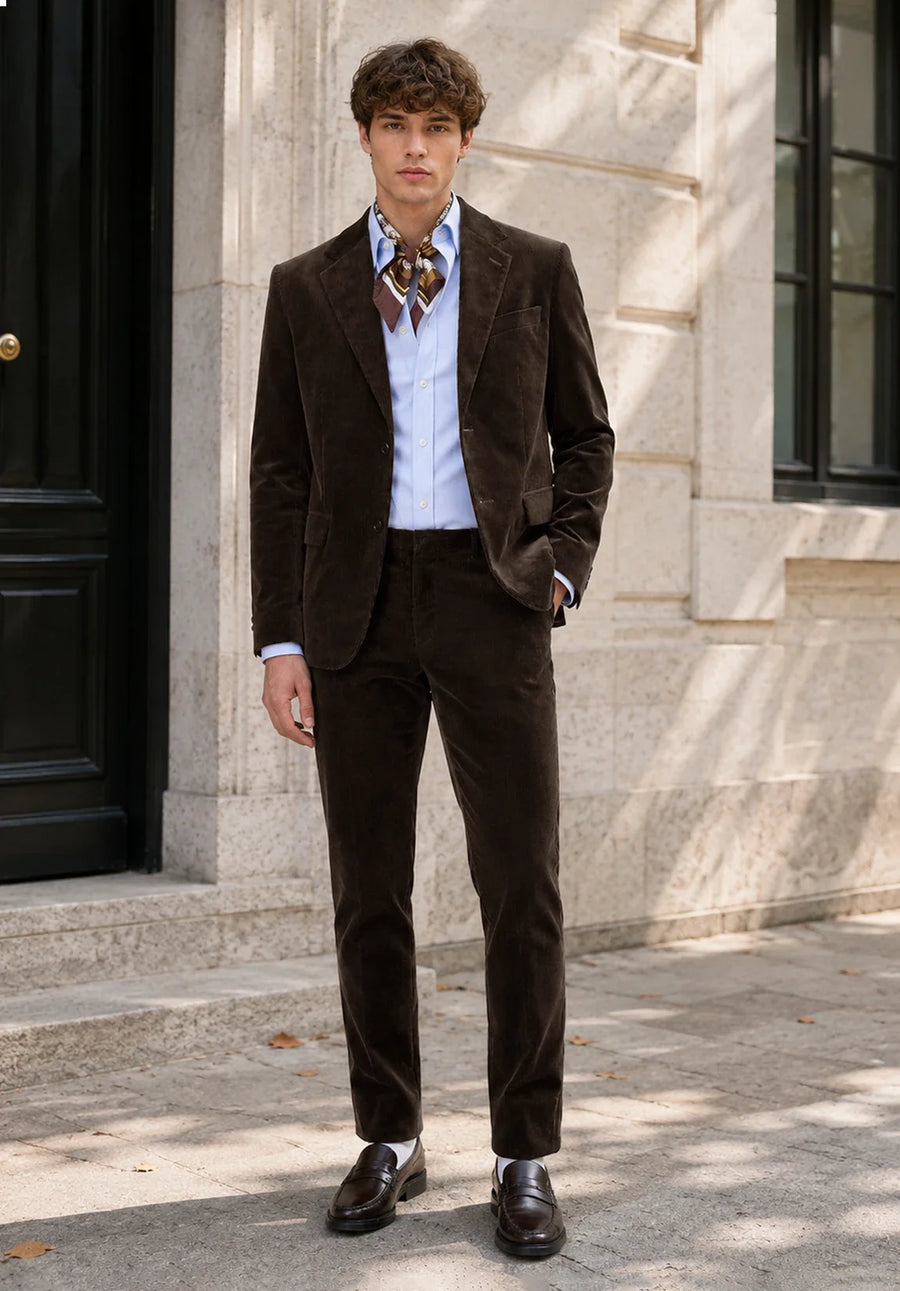 Men brown Suit