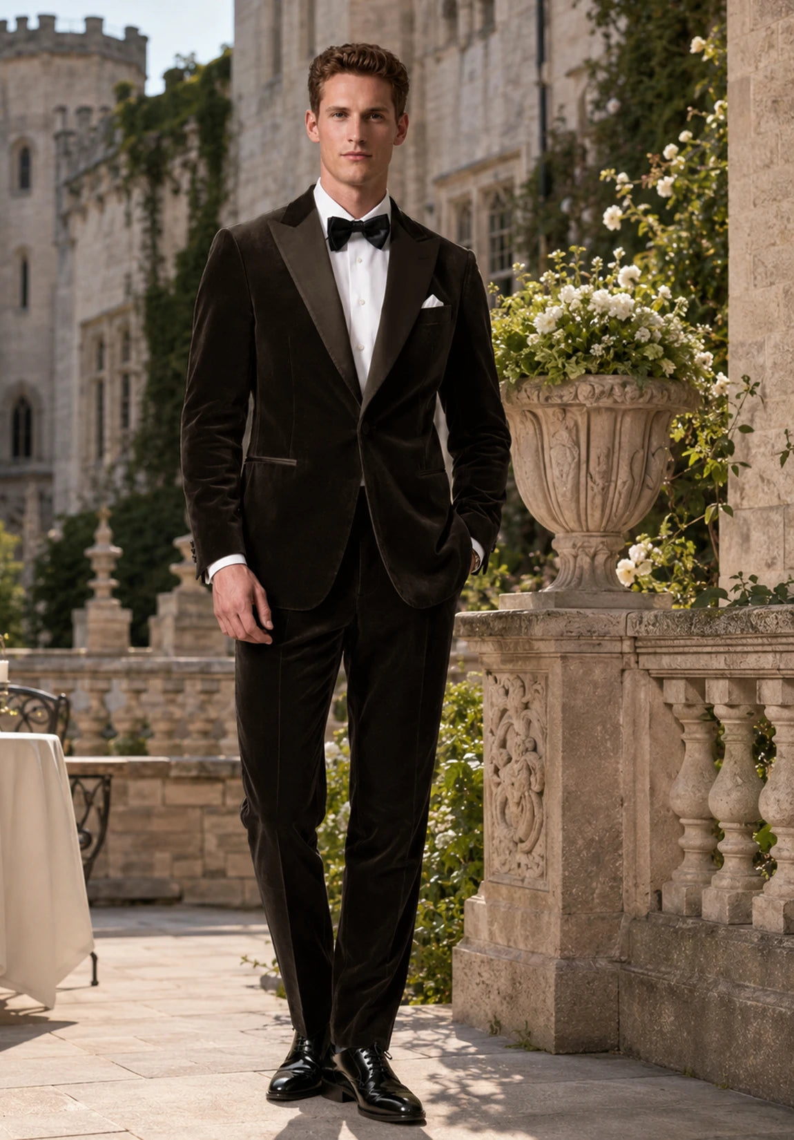 Men brown Suit