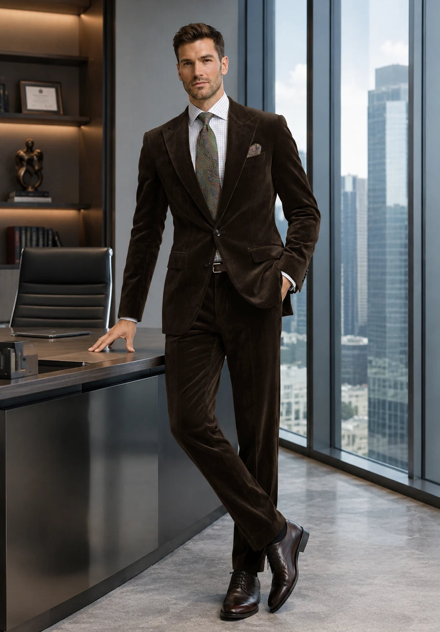 Men brown Suit