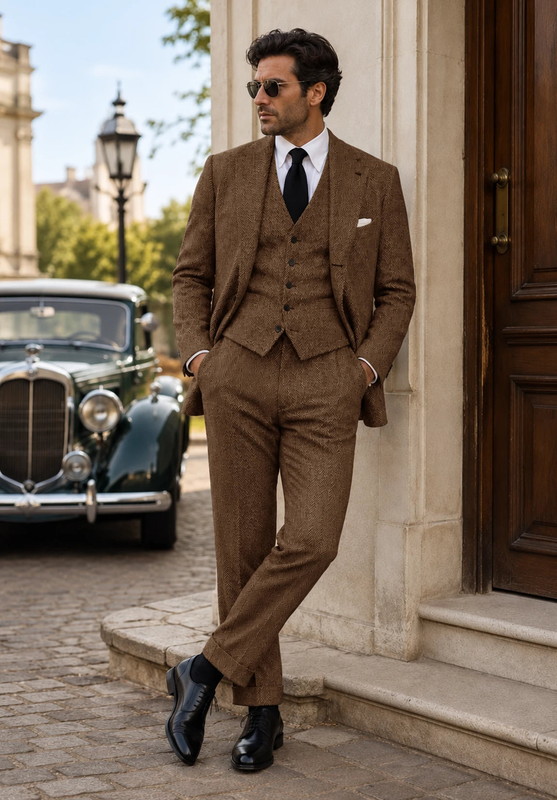 Men's brown Suit