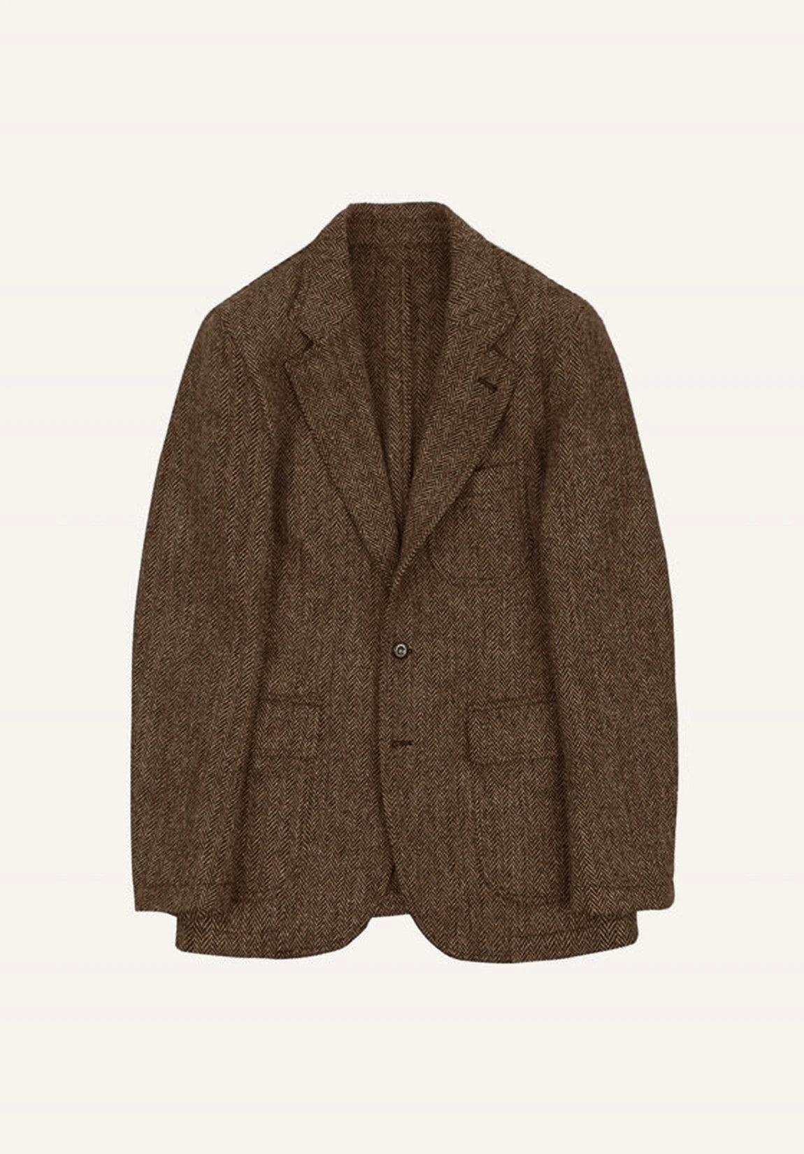 Men's brown herringbone jacket
