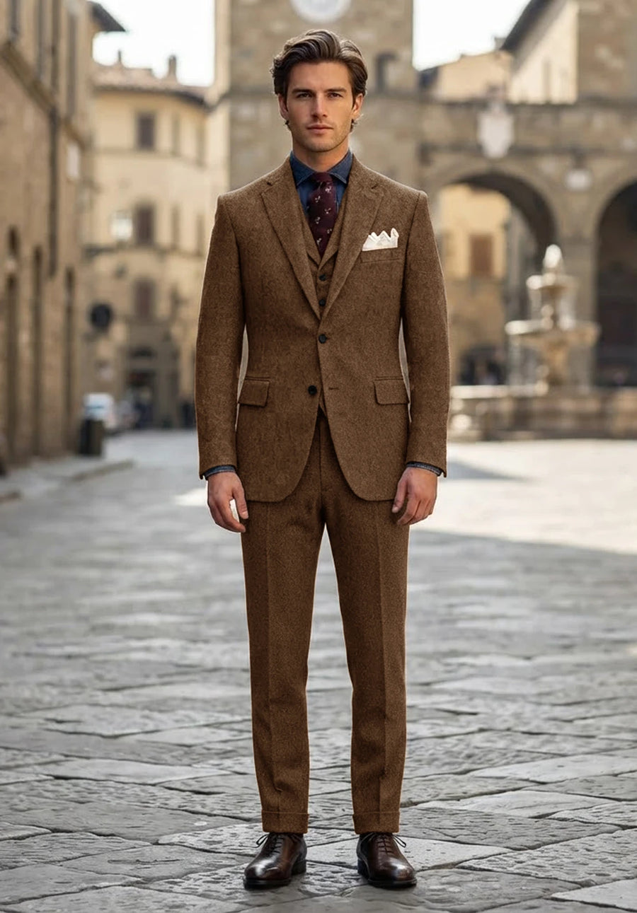 Men's brown Suit