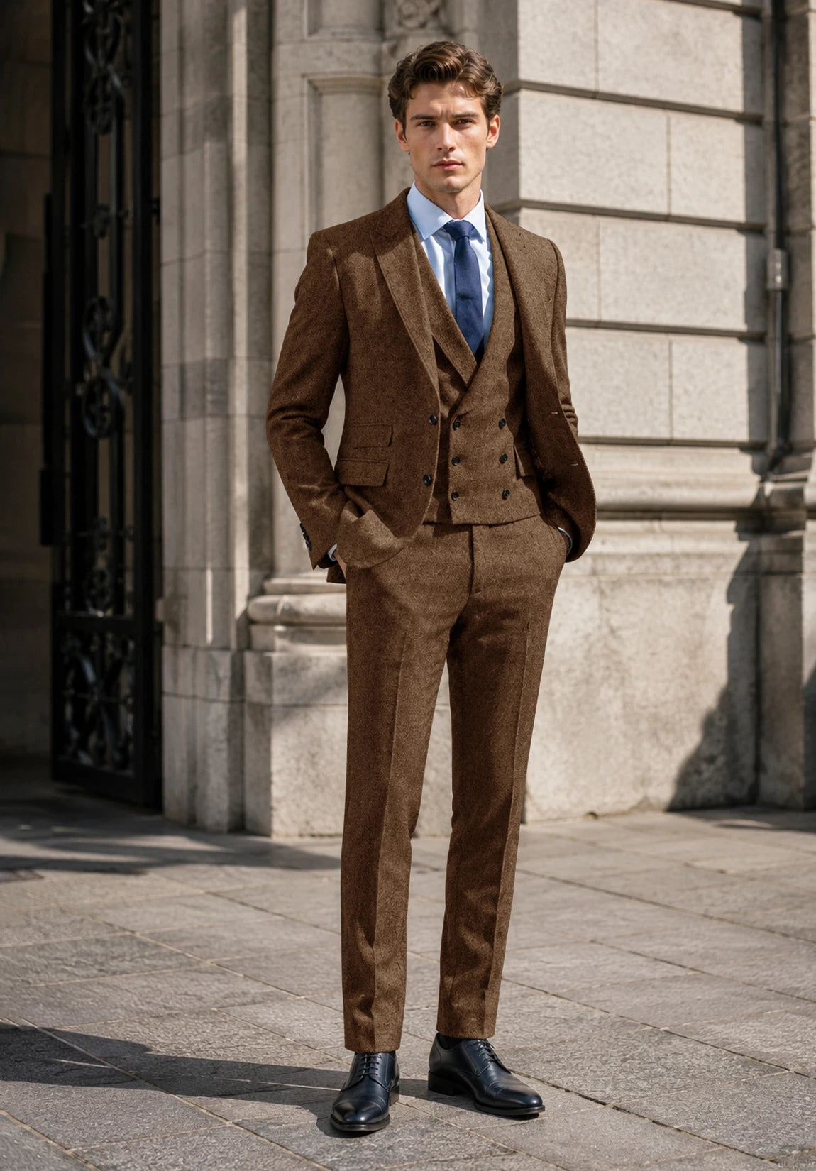 Men's brown Suit