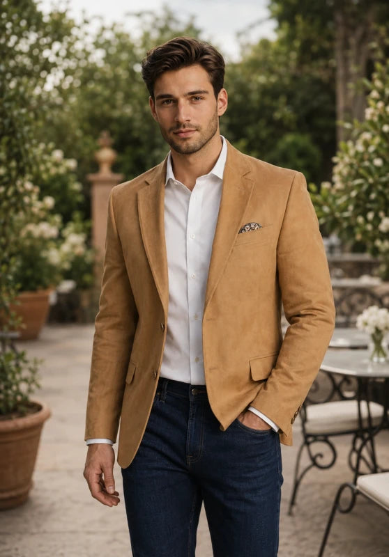 men suede jacket