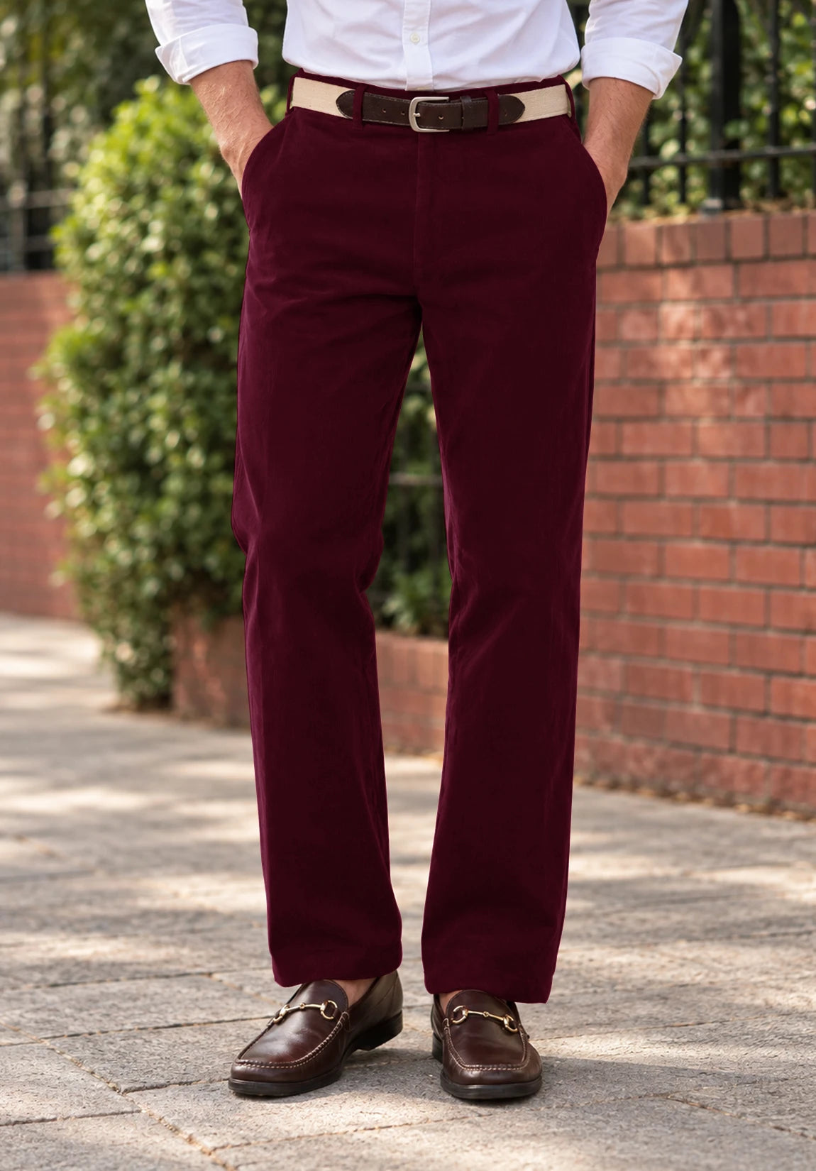 Men's Burgundy pants