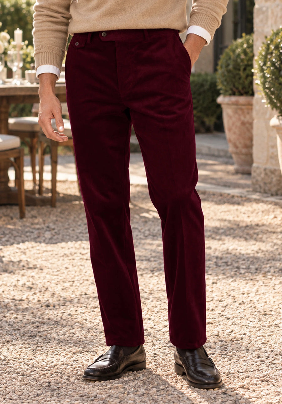 Men's Burgundy pants