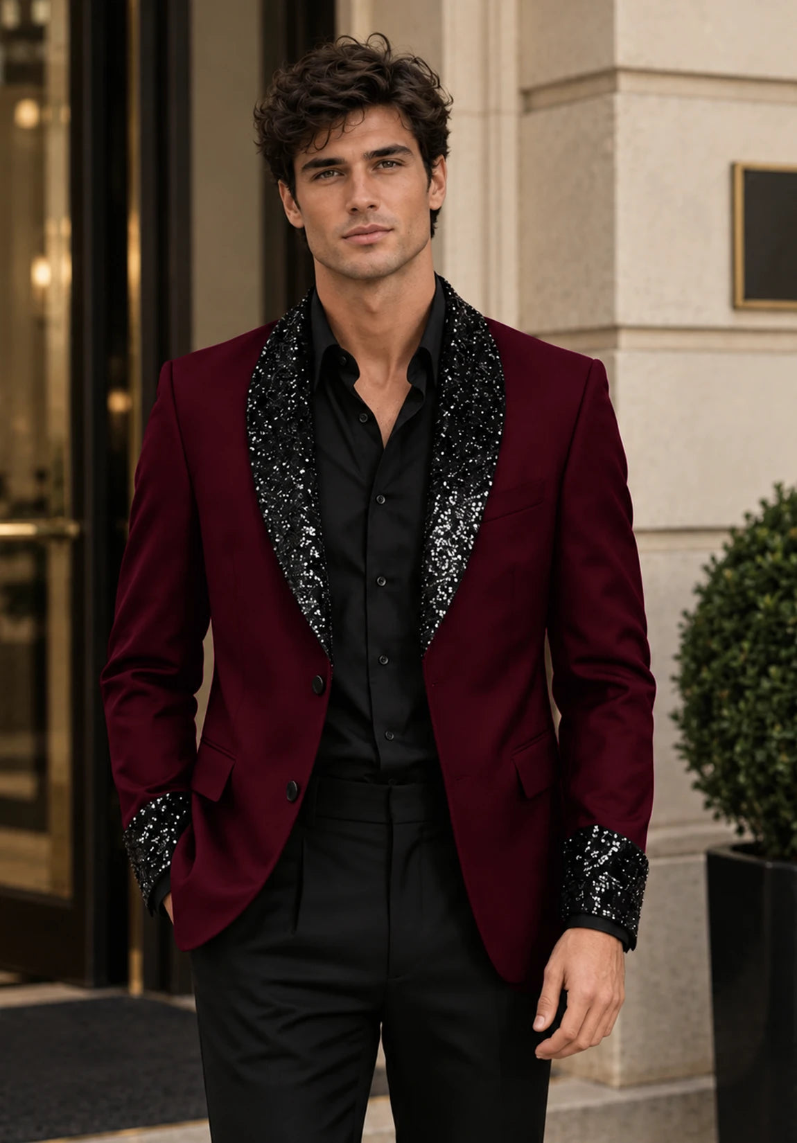 Men's Burgundy jacket