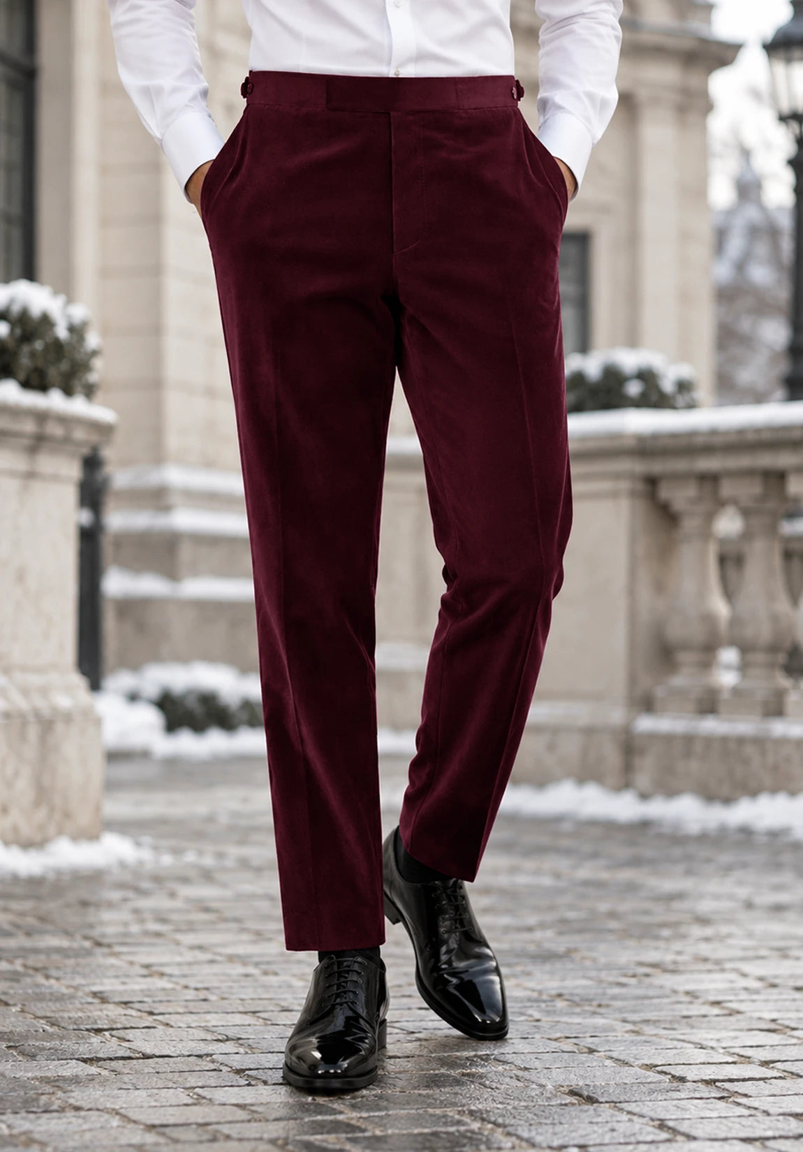 Men's Burgundy pants
