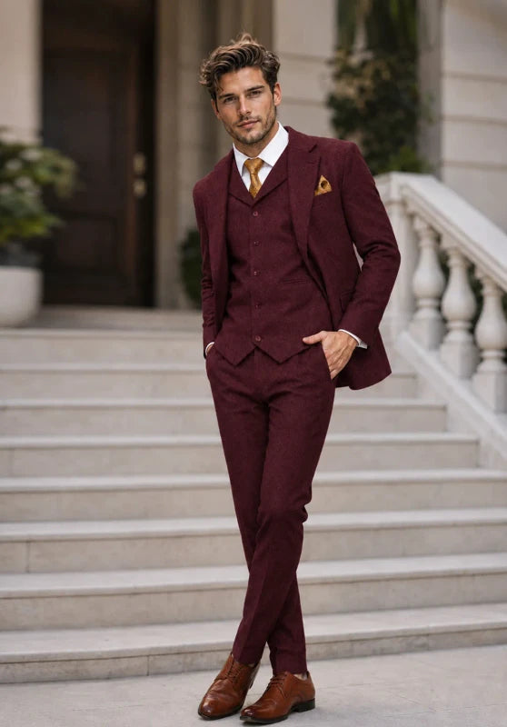 mens tweed suit