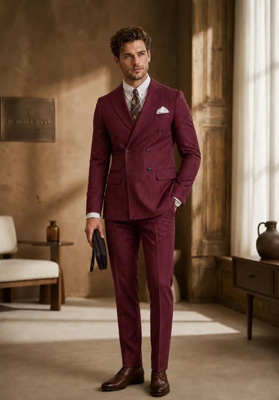 mens stripe suit