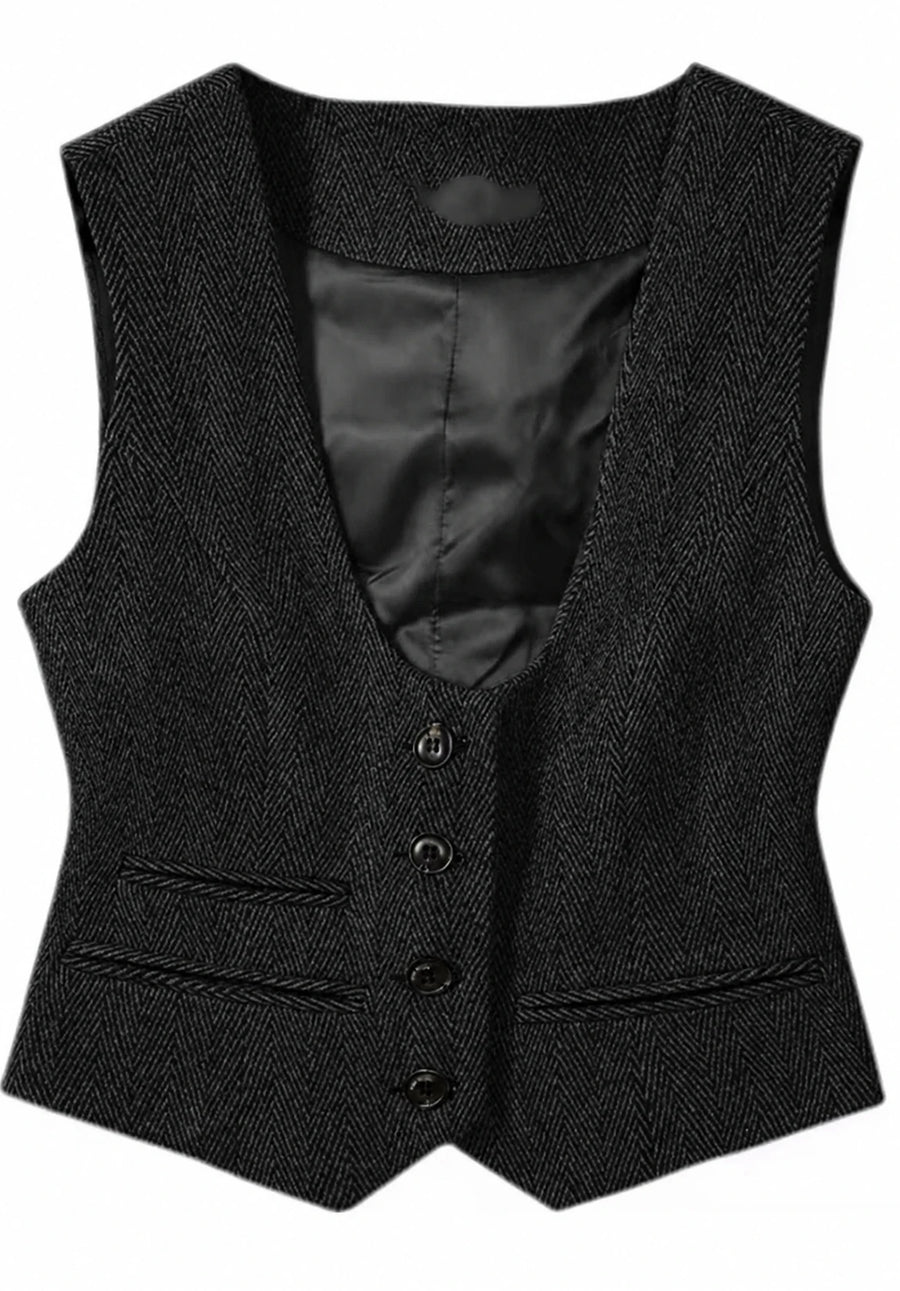 Women Tweeed Vest