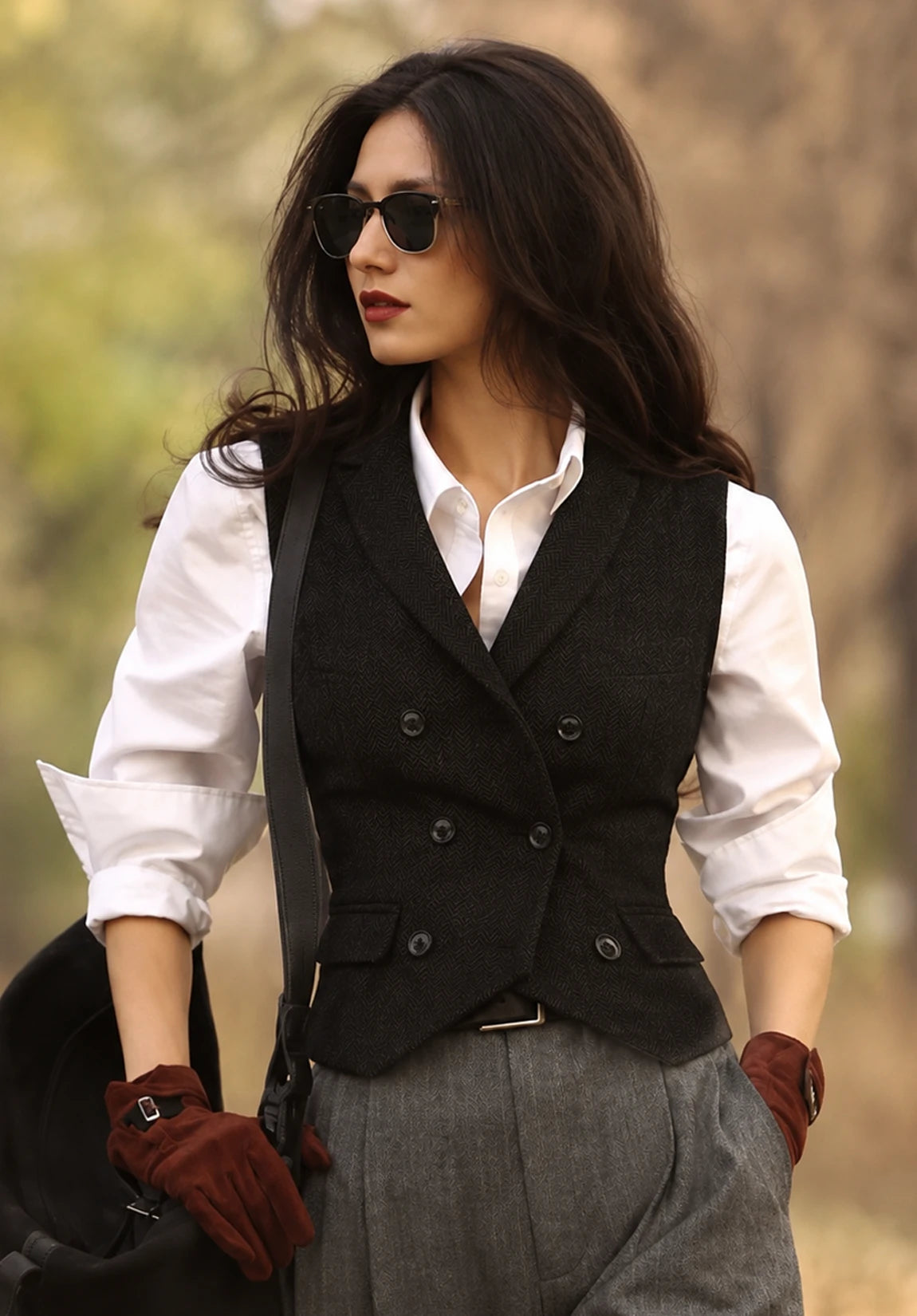 Women Tweeed Vest