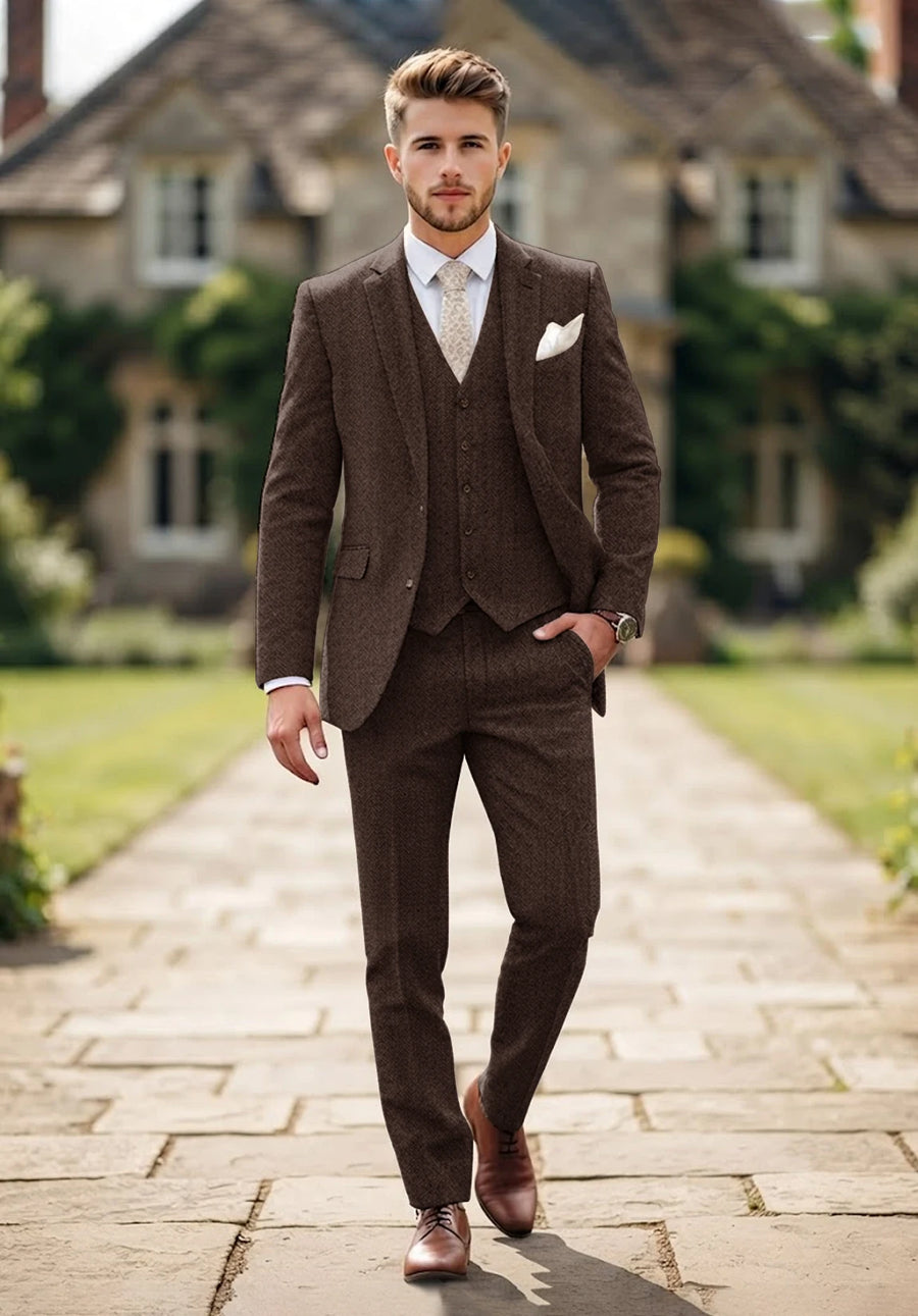 Men's coffee Suit