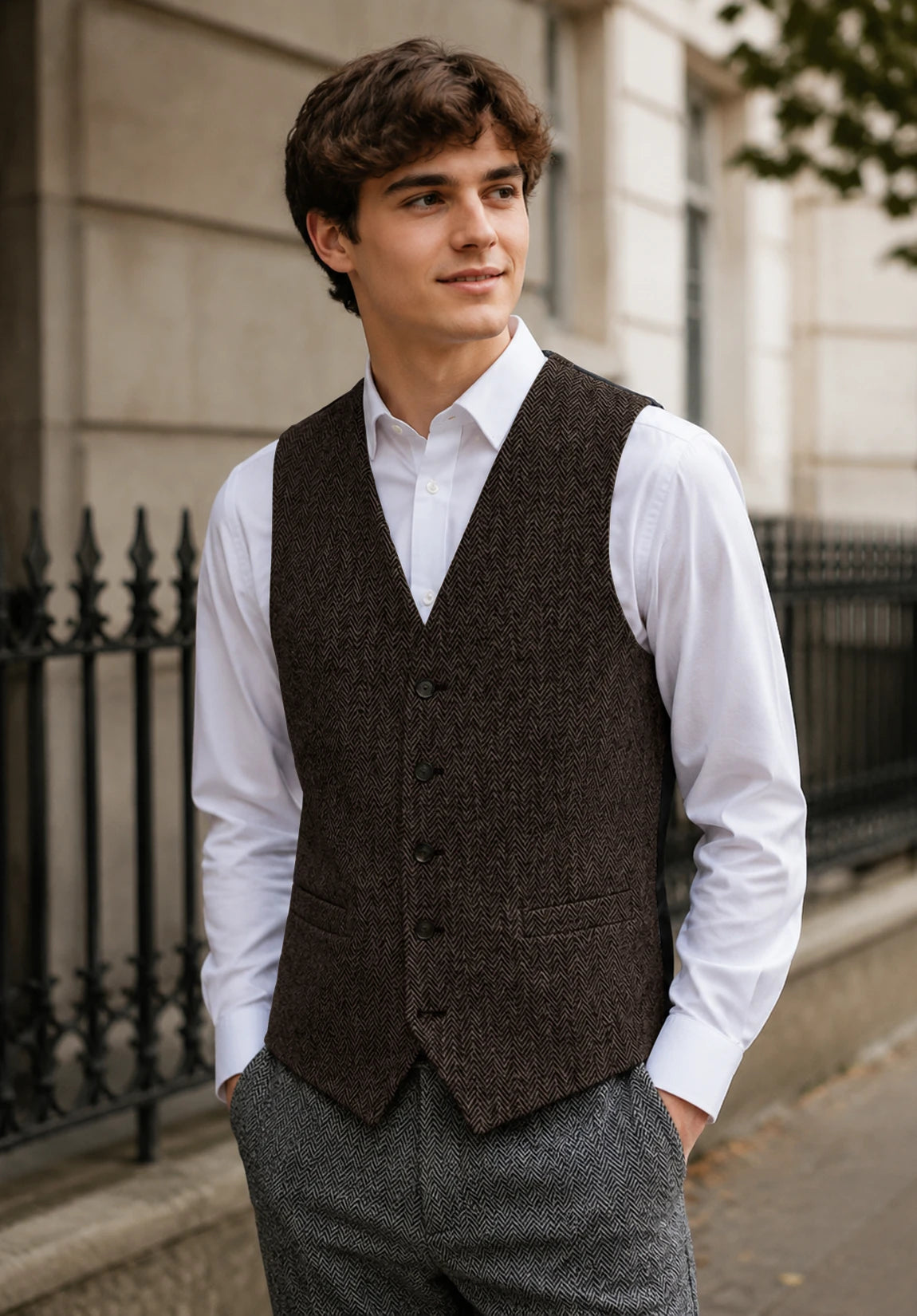 Men's coffee vest