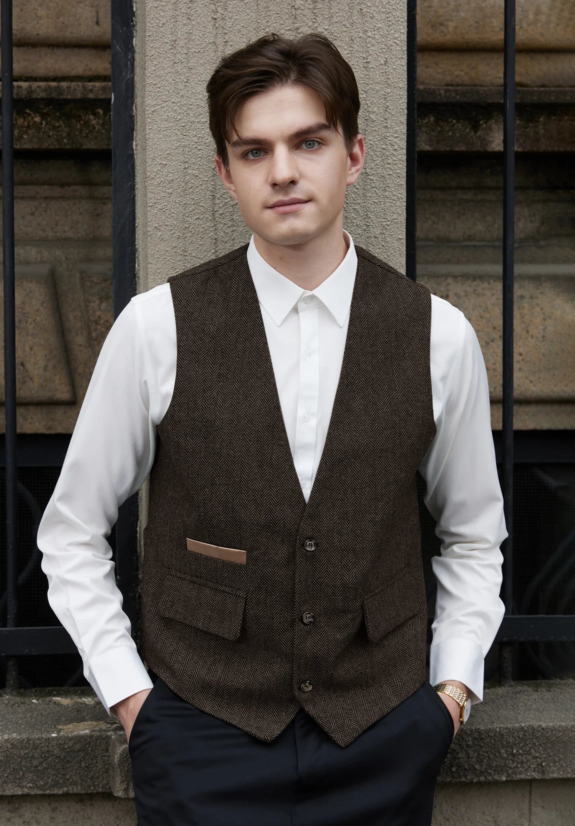 Men's coffee vest