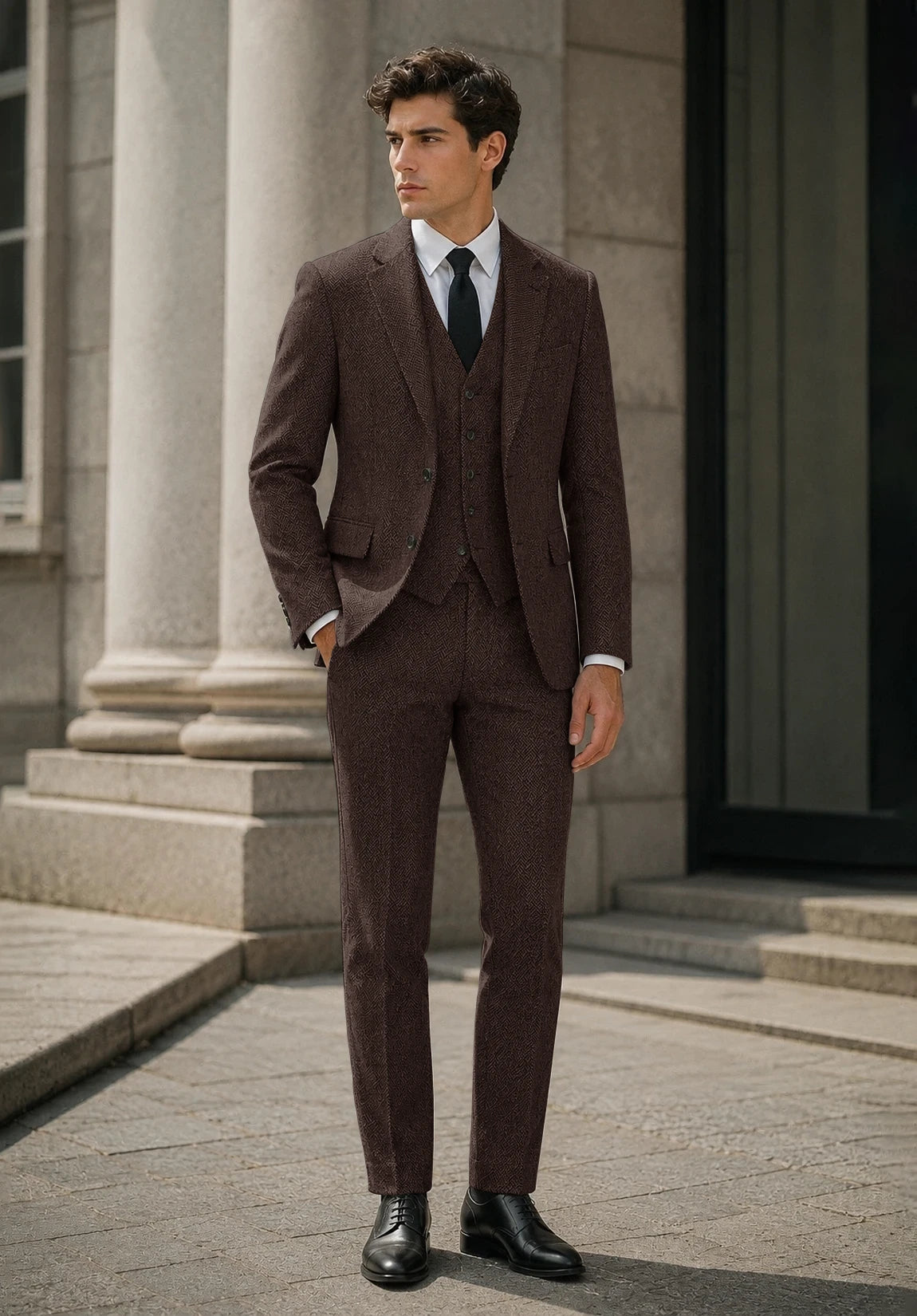 Men's coffee Suit