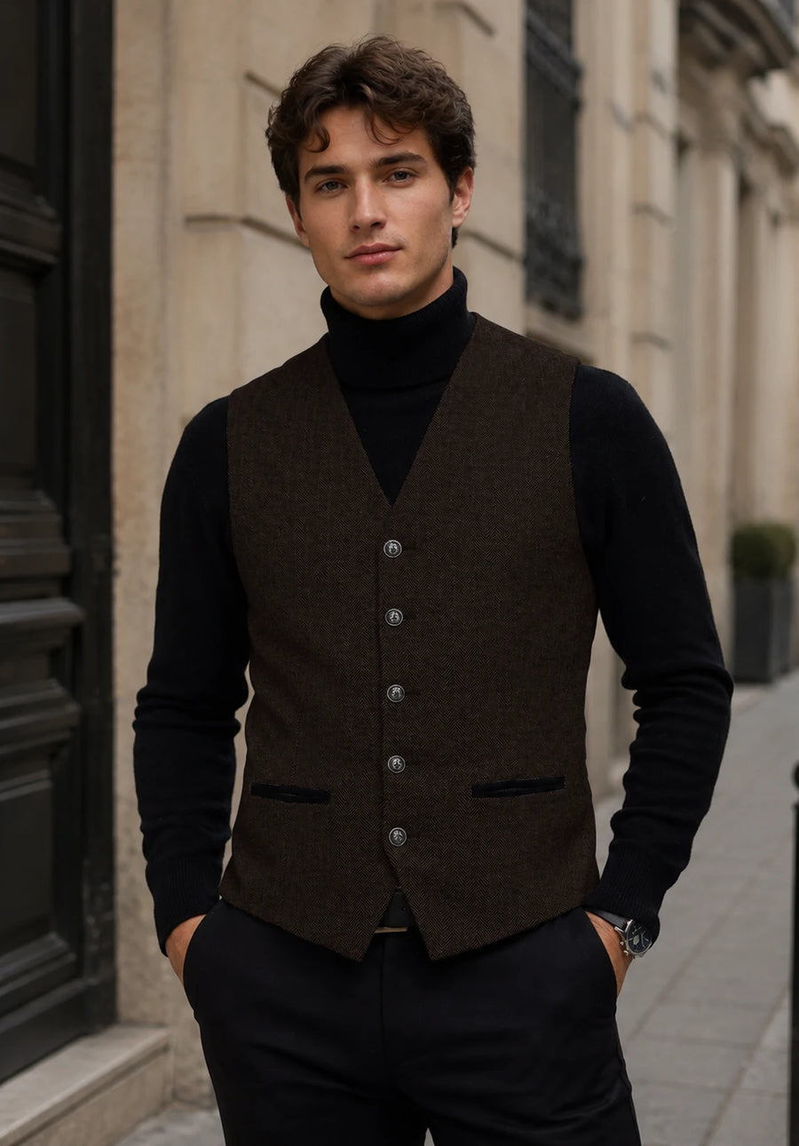 Men's coffee vest