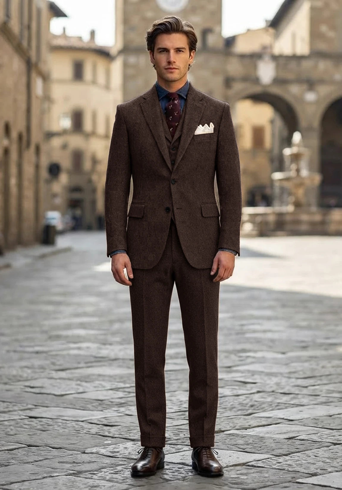 Men's coffee Suit