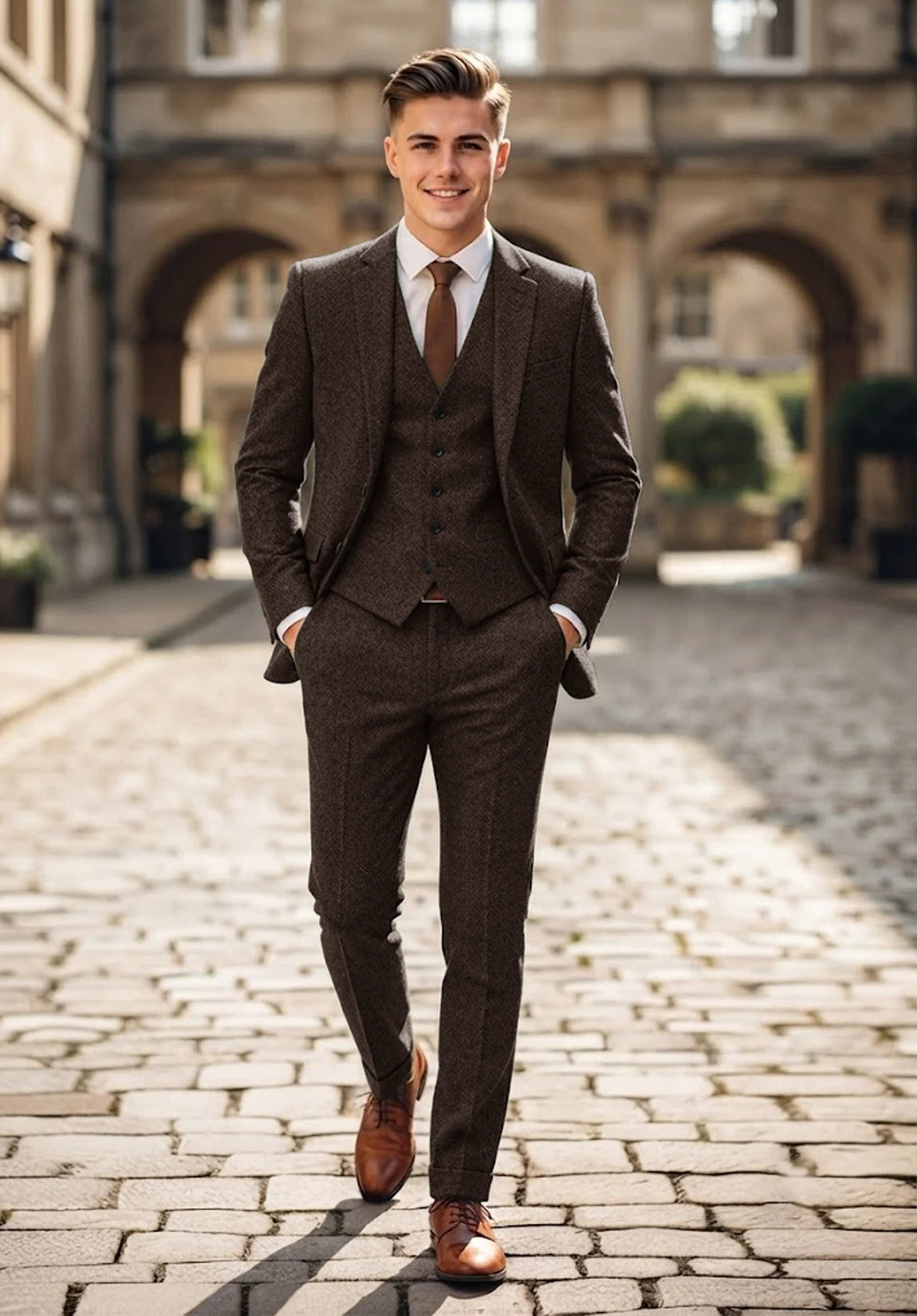 Men's coffee Suit