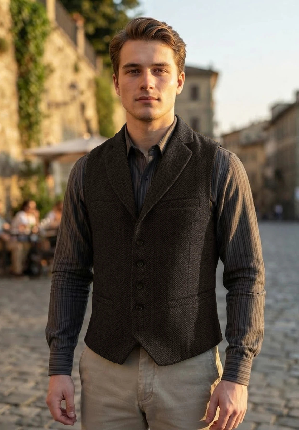 Men's coffee vest