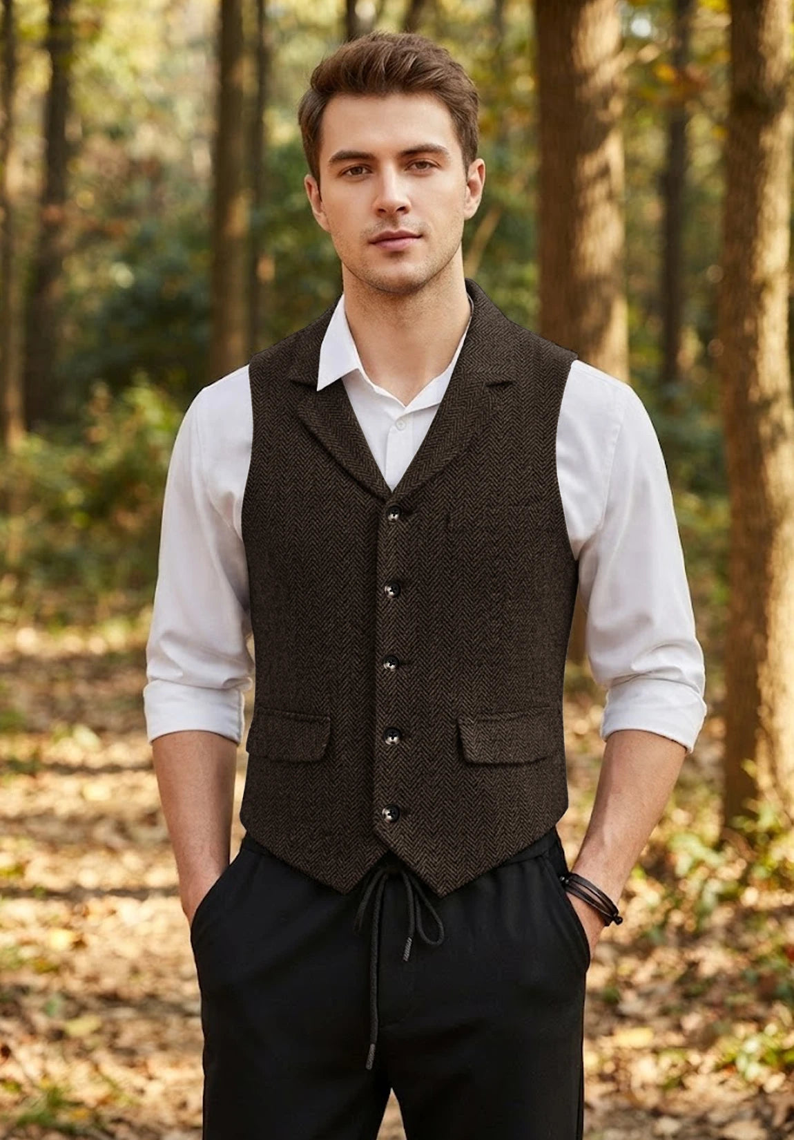 Men's coffee vest