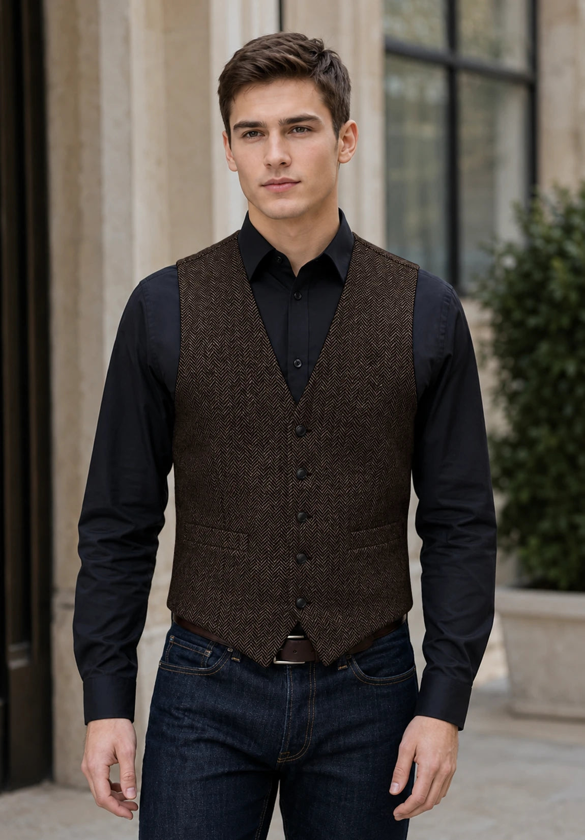 Men's coffee vest