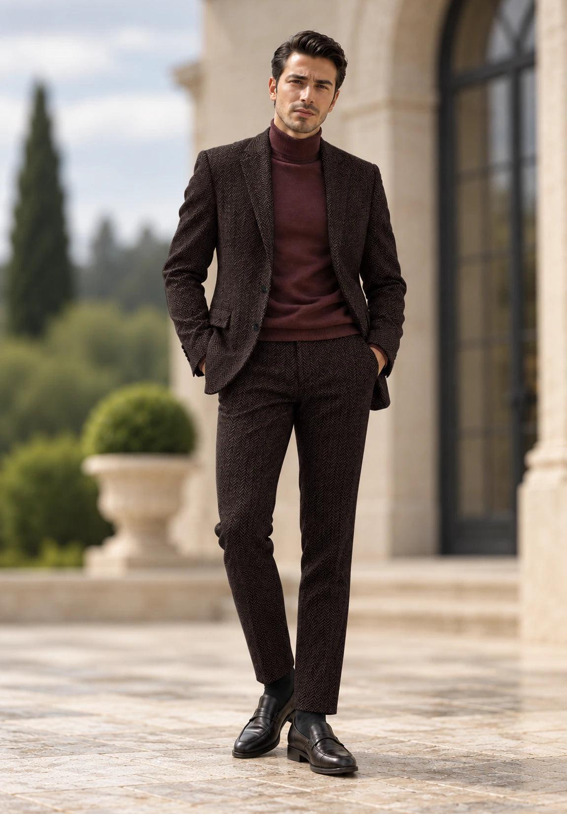 Men Coffee Suit