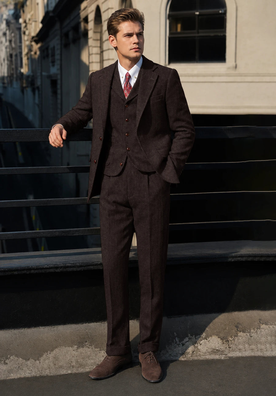 Men's coffee Suit